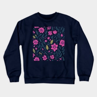 flower pattern Crewneck Sweatshirt